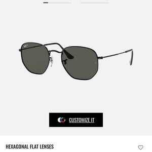 Rayban hexagonal sunglasses